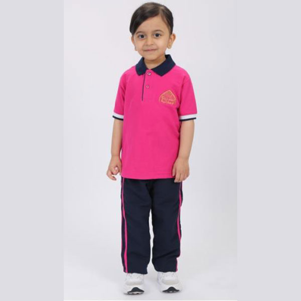 pink polo t shirt